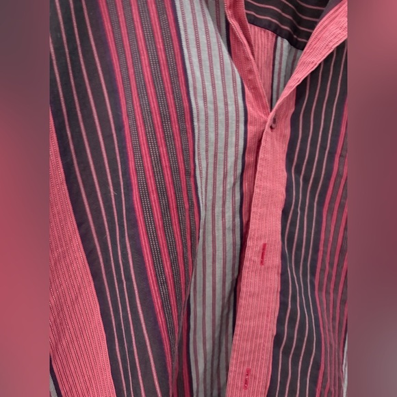 Ted Baker unique men’s button down dress shirt size 6 long sleeve - Picture 14 of 15